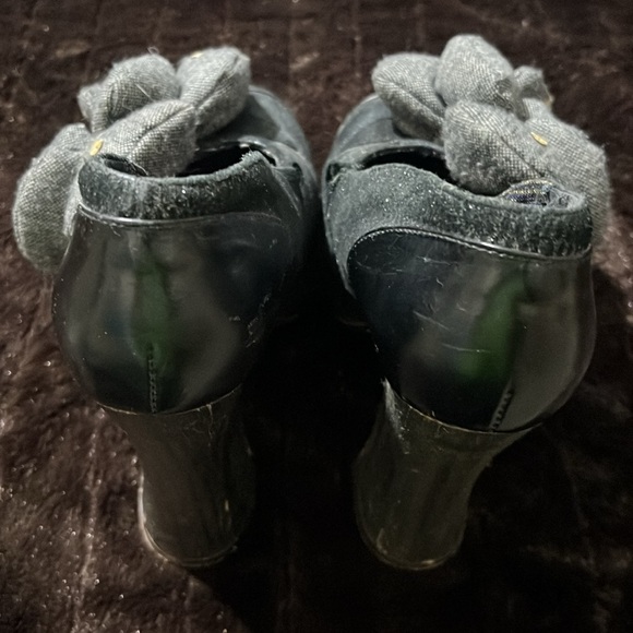 Irregular Choice Black Floral Heels - Picture 4 of 11